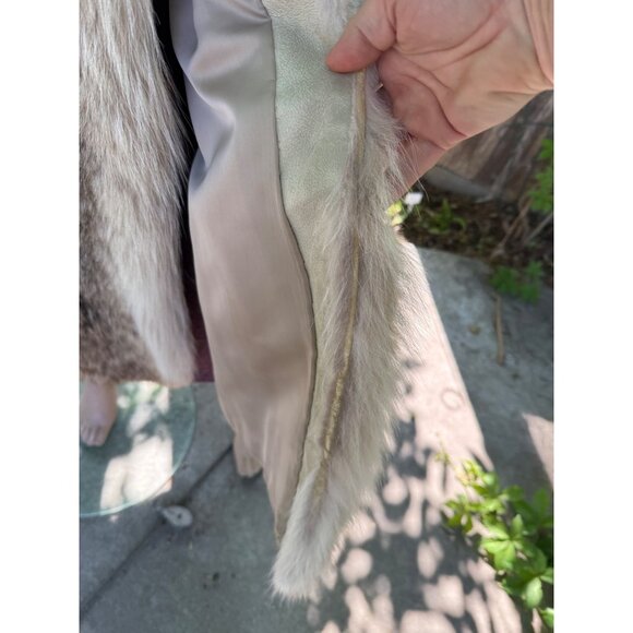 Vintage Coyote Full Length Fur Coat HURTIG Furs - Picture 12 of 16